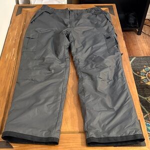 Pulse Charcoal Ski Snowboarding Pants Size Large